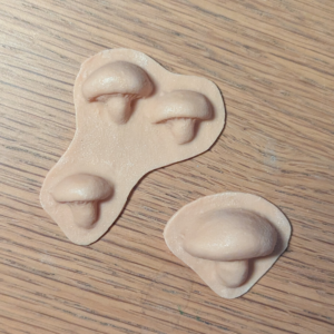 Button Mushroom Prosthetic (Latex)