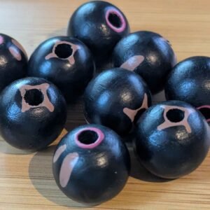Black Olive 20mm Bead
