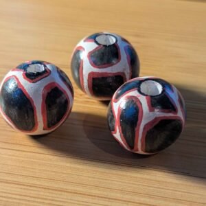White Lava 20mm Bead